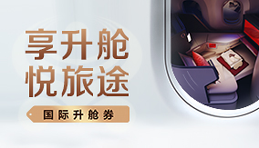 國(guó)際升艙券 享升艙 悅旅途